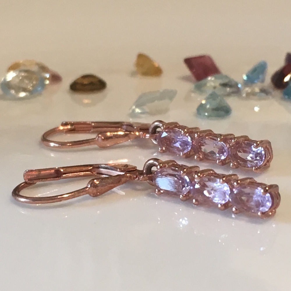 Genuine Rose De France, 14K RG & Sterling